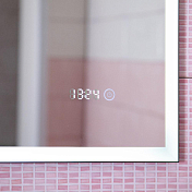 Зеркало Бриклаер Лофт 60 бесконтактный сенсор, с часами , изображение 6