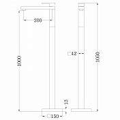 Смеситель Abber Daheim AF8241NG для раковины, никель , изображение 6