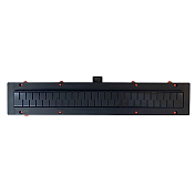 Душевой лоток Azario D50 Medium AZ-CH 750/50 MC с черной решеткой 75 см , изображение 4