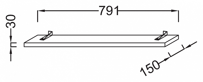 Светильник Jacob Delafon Struktura EB1217-N18 , изображение 2