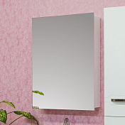 Зеркало-шкаф Sanflor Анкона 60 R белый глянец , изображение 1