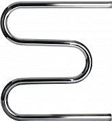 Полотенцесушитель водяной ТЕРА ПСВ М-образный с полкой 40х50 , изображение 1