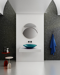 Фото Раковина Abber Kristall AT2812Aquamarin 53 см