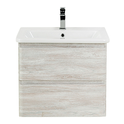 Фото Тумба под раковину BelBagno Albano-Cer 60 подвесная, rovere vintage bianco