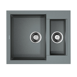 Фото Мойка кухонная Omoikiri Sakaime 60-2-GR leningrad grey