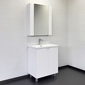 Изображение Зеркало-шкаф Comforty Лима 70 белый матовый Зеркало-шкаф Comforty Лима 70 белый матовый , изображение 2