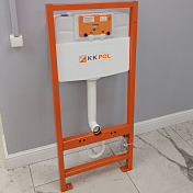 Система инсталляции для унитазов KK-POL Premium SET/M500/145/K черная кнопка , изображение 4