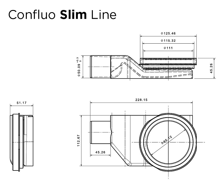 Душевой лоток Pestan Confluo Slim+ Line 13100023 45 см , изображение 11
