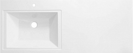 Тумба с раковиной Эстет Dallas Luxe 120 L белая подвесная , изображение 8
