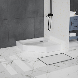 Фото Поддон для душа BelBagno TRAY-BB-P-90-15-W 90x90