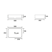 Раковина Point Меркурий PN43832WM 50 см , изображение 3