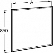Зеркало Roca Aneto 80 812363000 , изображение 6
