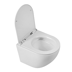 Фото Унитаз подвесной BelBagno Sfera-R BB046CHR/BB902SC безободковый