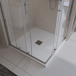 Фото Поддон для душа BelBagno Uno TRAY-MR-UNO-A-90-35-W-CR 90x90