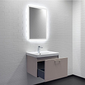 Тумба с раковиной Comforty Ангара 60П дуб латте , изображение 5