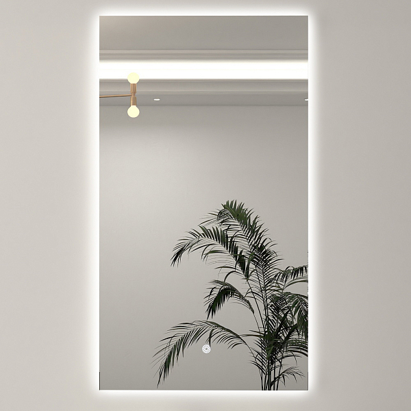 Зеркало Black&White Gravity AV706MR 50 с подсветкой , изображение 2