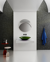 Фото Раковина Abber Kristall AT2812Emerald 53 см