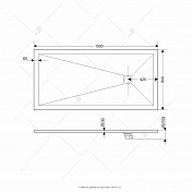 Поддон для душа RGW Stone Tray ST-W 150х80 , изображение 6