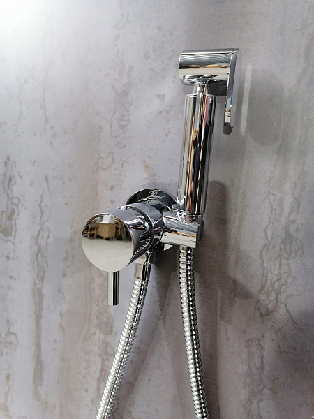 Гигиенический душ Boheme Uno 467-CR со смесителем, с внутренней частью , изображение 2