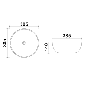 Раковина Azario AZ4003 40 см , изображение 3