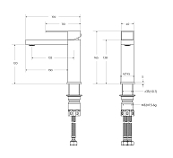 Смеситель Cezares Slider LS-01-W0 для раковины , изображение 4