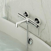 Смеситель BelBagno Acqua ACQUA-VASM-CRM для ванны с душем , изображение 2