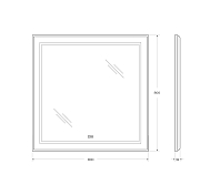 Зеркало BelBagno Kraft SPC-KRAFT-800-800-LED-TCH-WARM , изображение 9