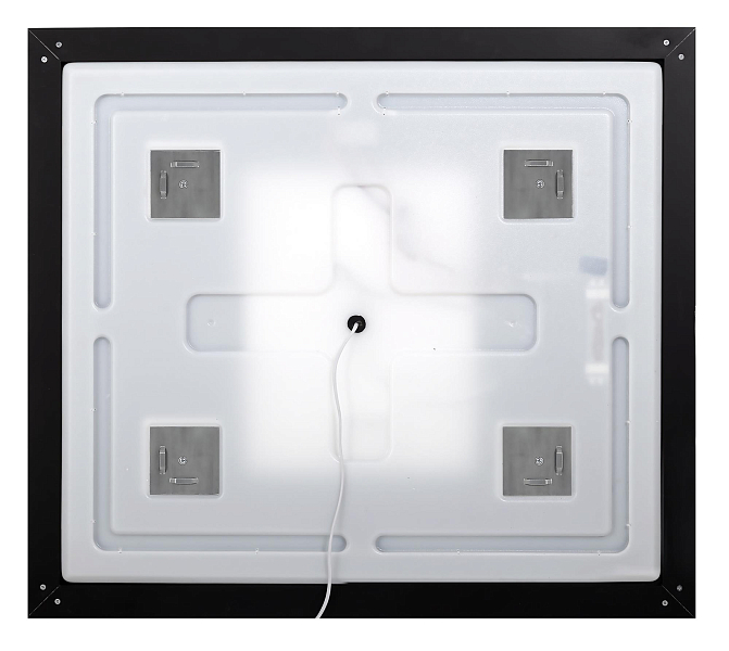 Зеркало BelBagno Kraft SPC-KRAFT-900-800-LED-TCH-WARM-NERO , изображение 4