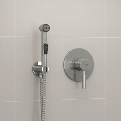 Фото Гигиенический душ Wasserkraft Wern A04200 со смесителем, с внутренней частью