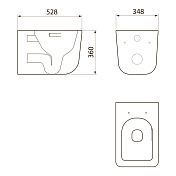 Унитаз подвесной Point Меркурий PN41831WM , изображение 5