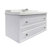 Тумба с раковиной Comforty Феррара 100 белый глянец , изображение 1