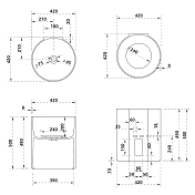 Раковина Abber Stein AS2624 42 см , изображение 5
