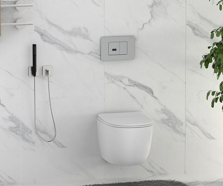 Кнопка смыва Abber AC0122S хром , изображение 3