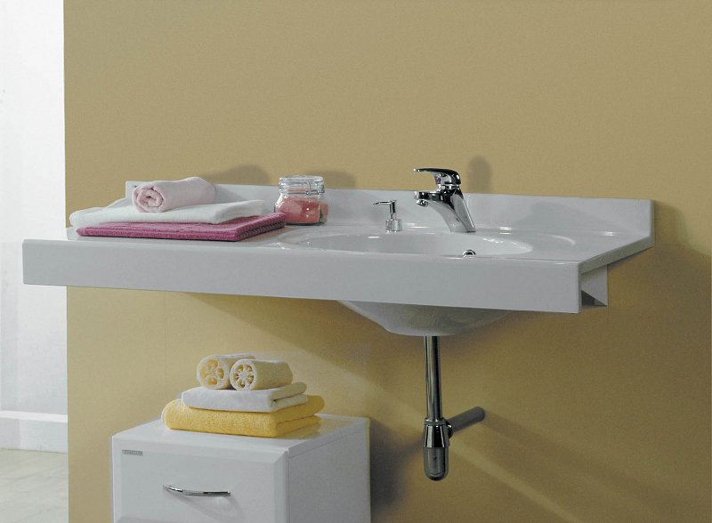 Мебельная раковина Aquaton Отель 120 R с навесами и диспенсером , изображение 2