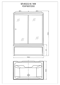 Душевая кабина Orans Basic + SR-86202W 150x90 , изображение 11