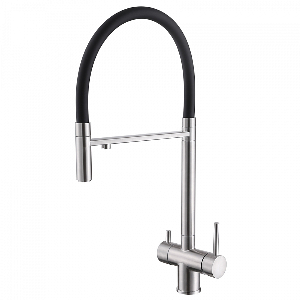 Смеситель Abber Wasser Kreis AF81141 для кухонной мойки, хром , изображение 1
