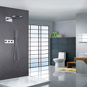 Душевой комплект Abber Wasser Kreis AF8151 хром , изображение 2