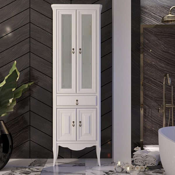 Шкаф-пенал Opadiris Лоренцо 56 белый , изображение 4