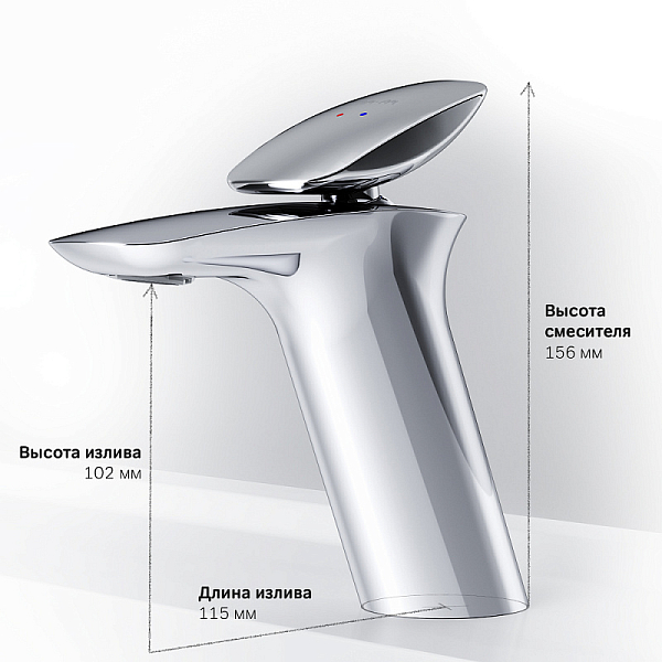 Смеситель AM.PM Spirit 2.0 F70A02100 для раковины , изображение 10