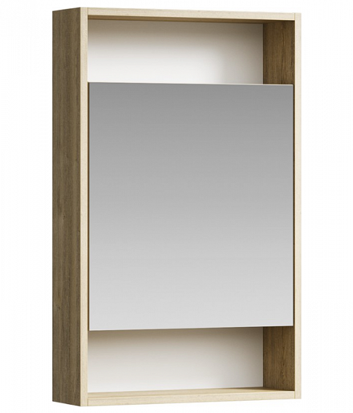 Зеркало-шкаф Aqwella City 50 дуб балтийский , изображение 1
