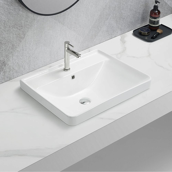 Тумба с раковиной Comforty Ангара 60П дуб латте , изображение 2