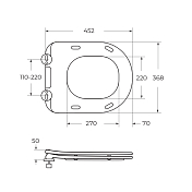 Изображение Унитаз подвесной BelBagno Amanda-Tor BB051CH-TOR-FC/BB2034SC Унитаз подвесной BelBagno Amanda-Tor BB051CH-TOR-FC/BB2034SC , изображение 9