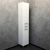 Шкаф-пенал Comforty Модена М 35 белый матовый , изображение 1