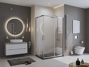 Фото Поддон для душа BelBagno Uno TRAY-MR-UNO-AH-120/80-35-NERO-CR 120x80