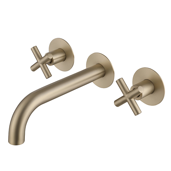 Смеситель Abber Wasser Kreis AF81121G для раковины, золото матовое , изображение 1