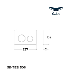 Фото Комплект Sintesi-1 (унитаз с инсталляцией, сиденье, клавиша черная)