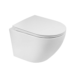 Фото Унитаз подвесной BelBagno Sfera-R BB046CHR/BB902SC безободковый