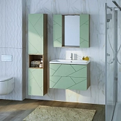 Изображение Тумба под раковину Бриклаер Кристалл 80 фисташка/дуб гранж песочный Тумба под раковину Бриклаер Кристалл 80 фисташка/дуб гранж песочный , изображение 10