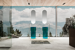 Раковина Abber Kristall AT2701Aquamarin-H 45 см , изображение 2