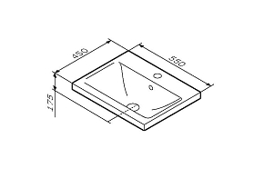 Фото Мебельная раковина AM.PM X-Joy 55